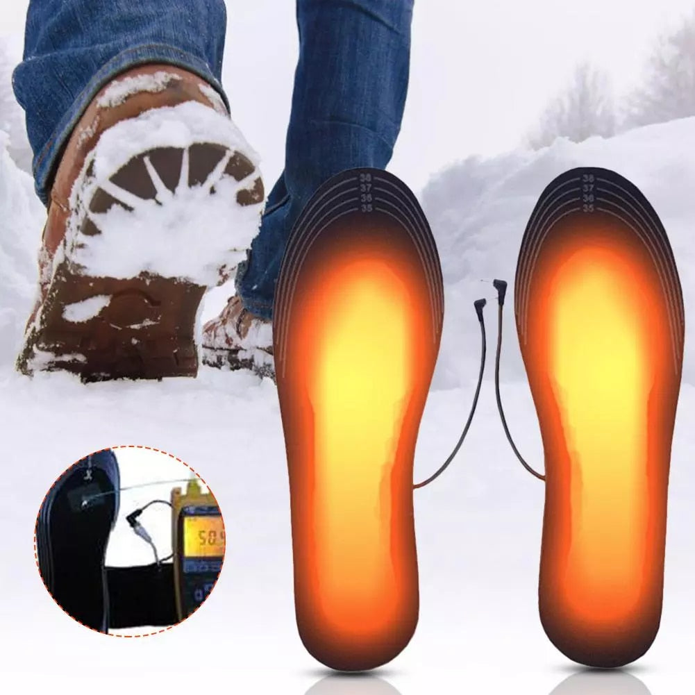 Rechargeable Heated Insoles – USB Rechargeable for Comfortable Warmth