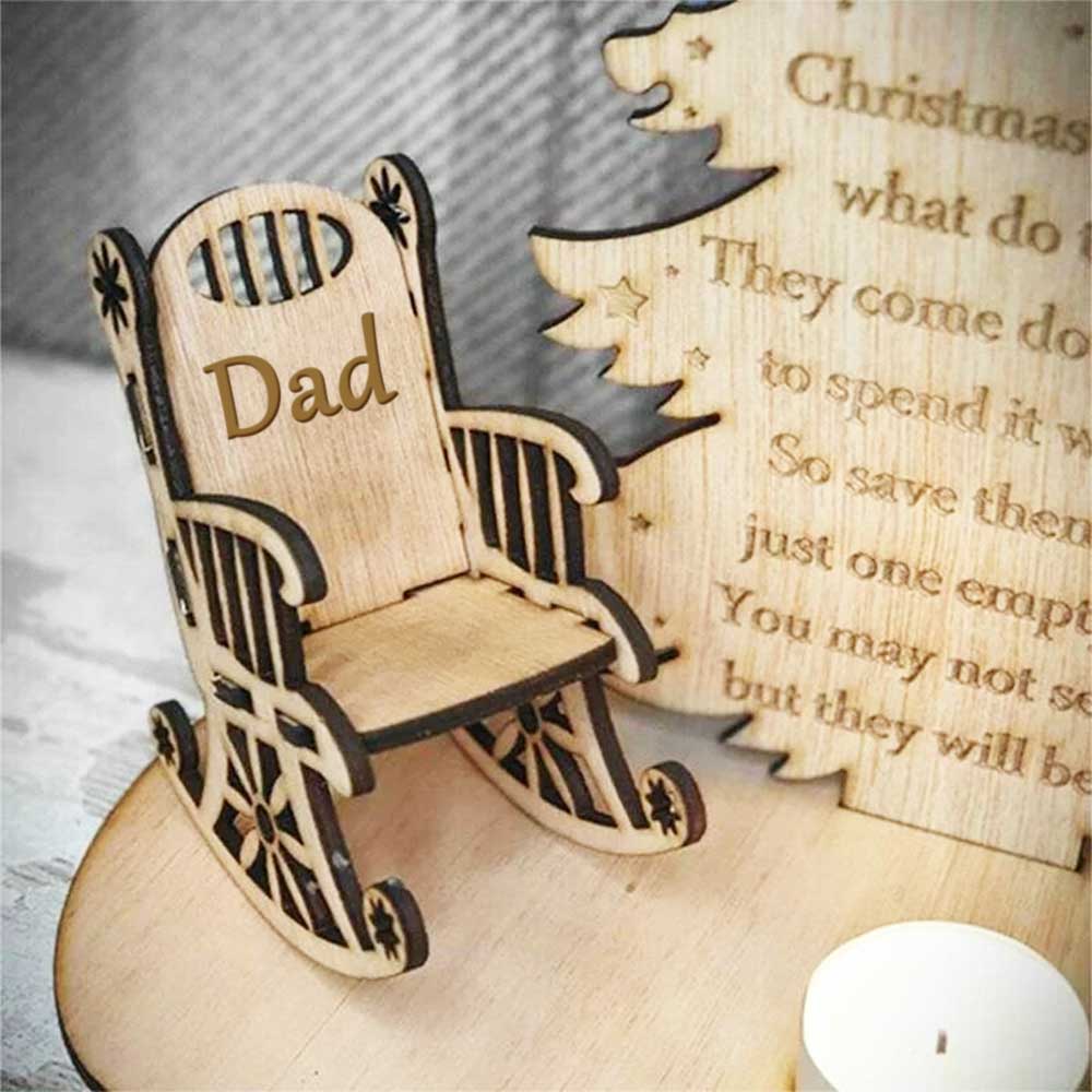 EternaGlow Memory Candle Chair | Elegant candleholder for honoring loved ones