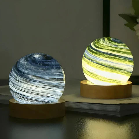 CosmoSphere - 3D Mini Planet Lamp - Unique Ambient Lighting
