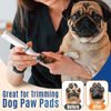 Pet Hair Clipper with Double Blades - Quiet & Cordless Grooming Tool