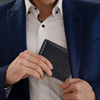 Premium RFID-blocking Leather Bifold Wallet for Men - SlimArmor