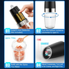 Rechargeable Electric Pepper and Salt Mill Set - GrindMaster Duo