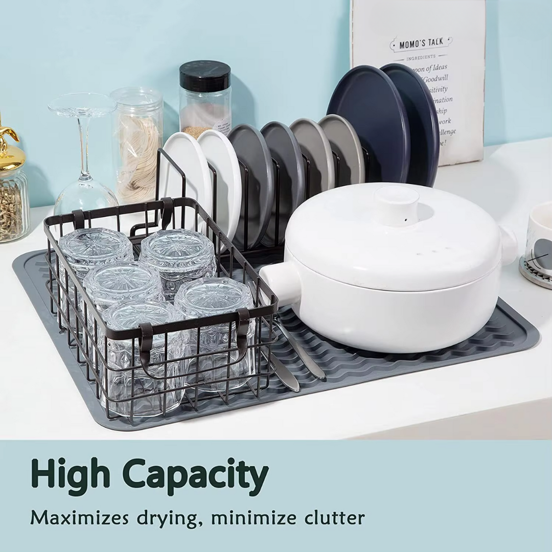Eco-Friendly Silicone Drying Mat - Versatile & Heat Resistant