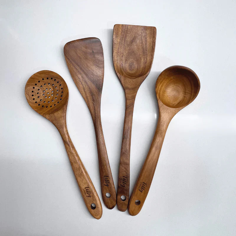 Natural Wooden Kitchen Set – Sustainable and Stylish Cooking