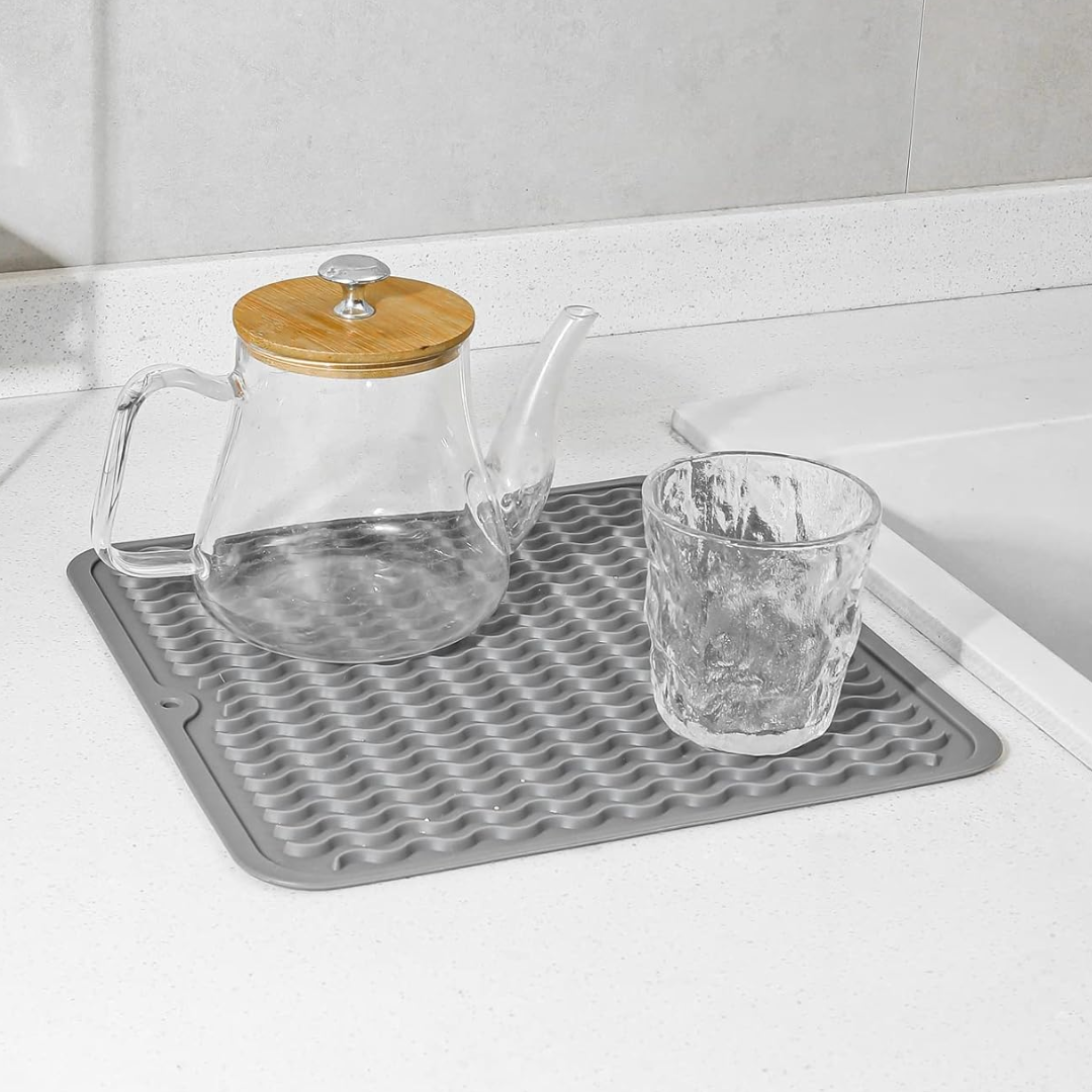 Eco-Friendly Silicone Drying Mat - Versatile & Heat Resistant