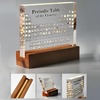 LuxaScience Periodic Table | Stylish 3D Acrylic Display with Real Elements