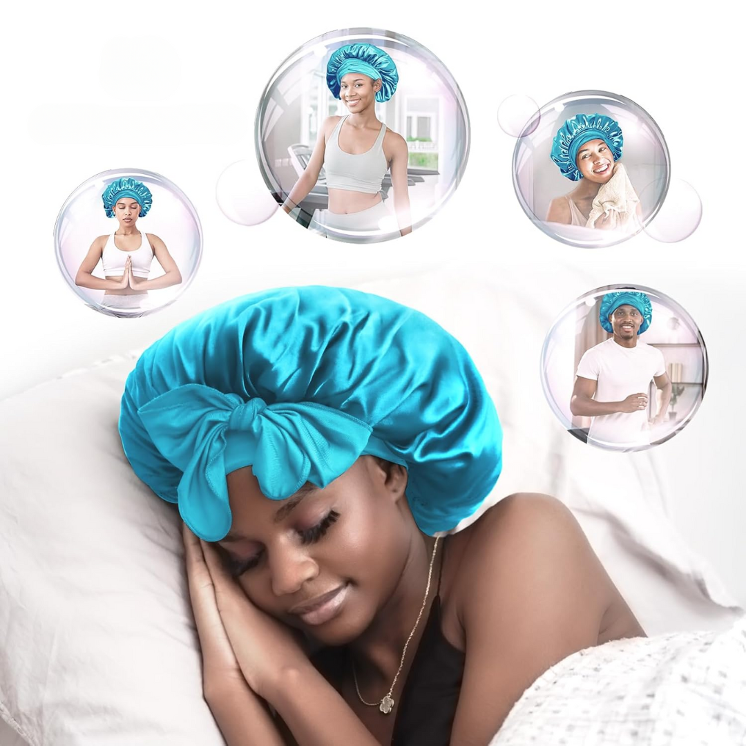 Satin Headband – Sleep Cap for Women