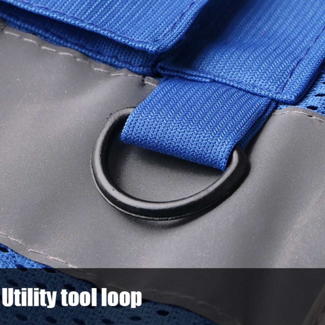 Reflective Safety Vest | Lightweight Work Vest with High Visibility and Practical Pockets