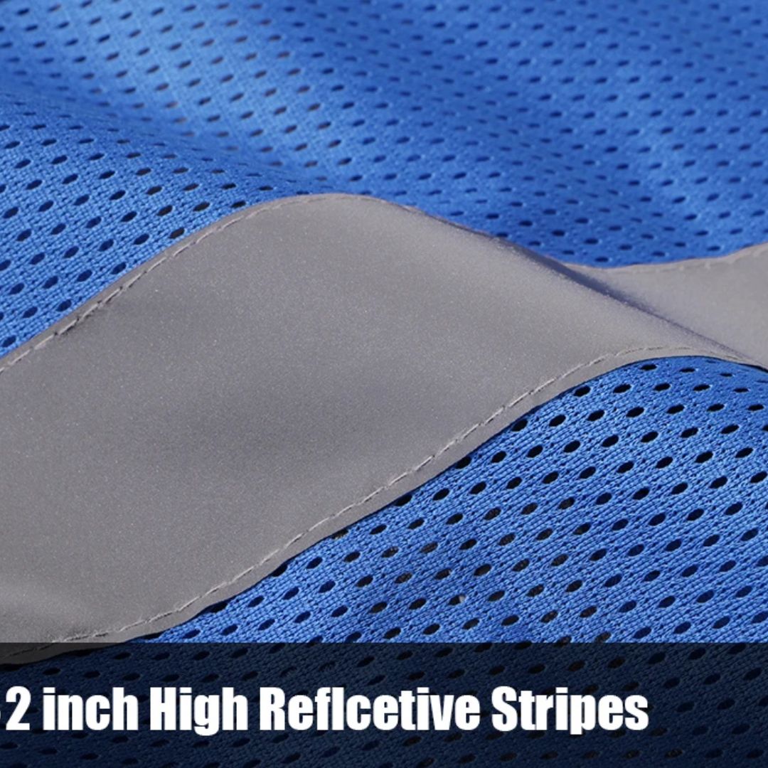 Reflective Safety Vest | Lightweight Work Vest with High Visibility and Practical Pockets