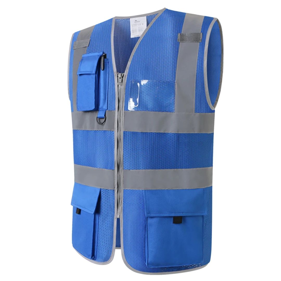 Reflective Safety Vest | Lightweight Work Vest with High Visibility and Practical Pockets