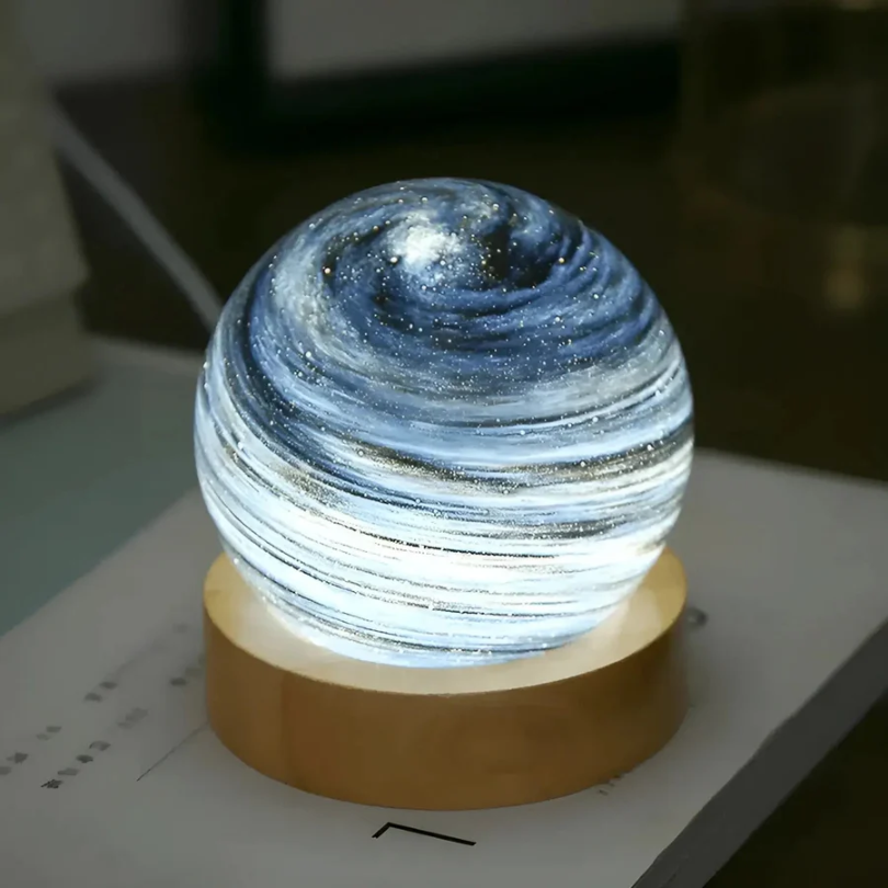 CosmoSphere - 3D Mini Planet Lamp - Unique Ambient Lighting