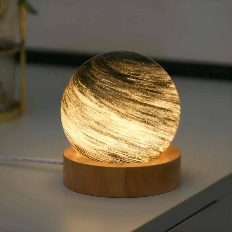 CosmoSphere - 3D Mini Planet Lamp - Unique Ambient Lighting