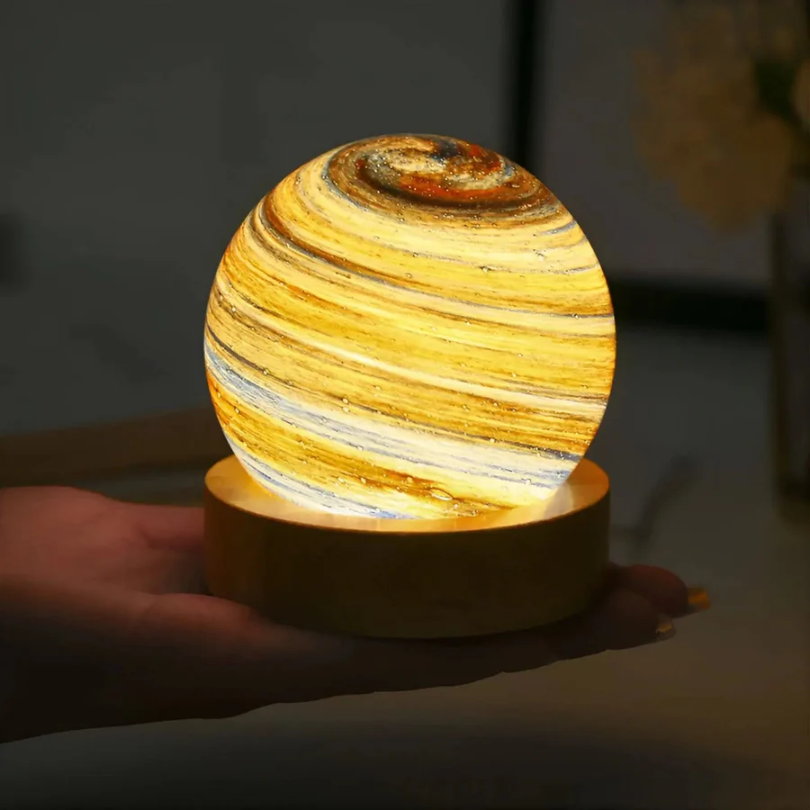 CosmoSphere - 3D Mini Planet Lamp - Unique Ambient Lighting