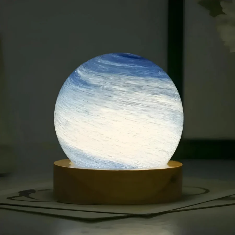 CosmoSphere - 3D Mini Planet Lamp - Unique Ambient Lighting