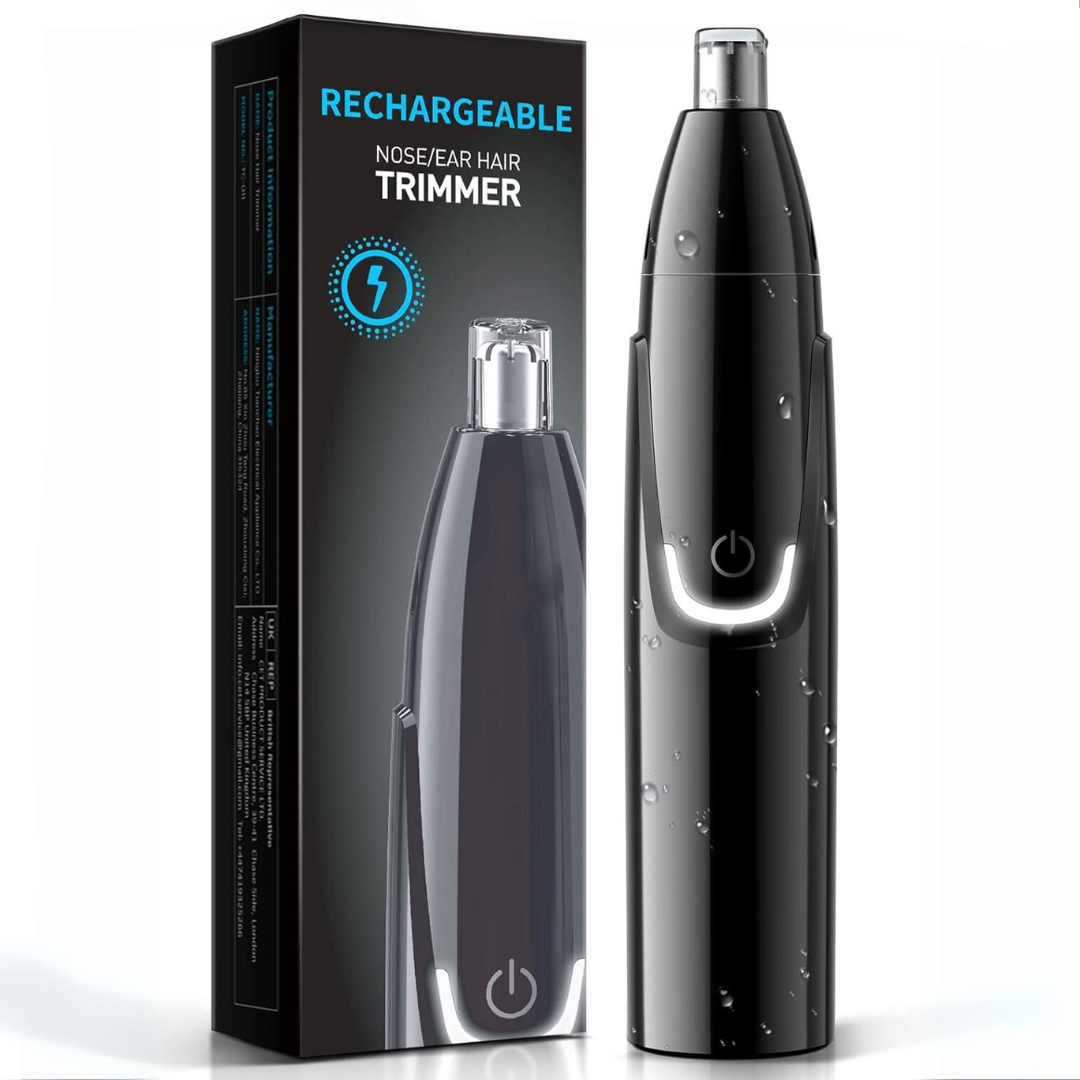 Rechargeable Nose and Ear Trimmer - Painless Grooming Treatment