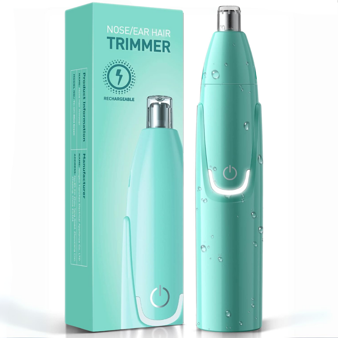 Rechargeable Nose and Ear Trimmer - Painless Grooming Treatment