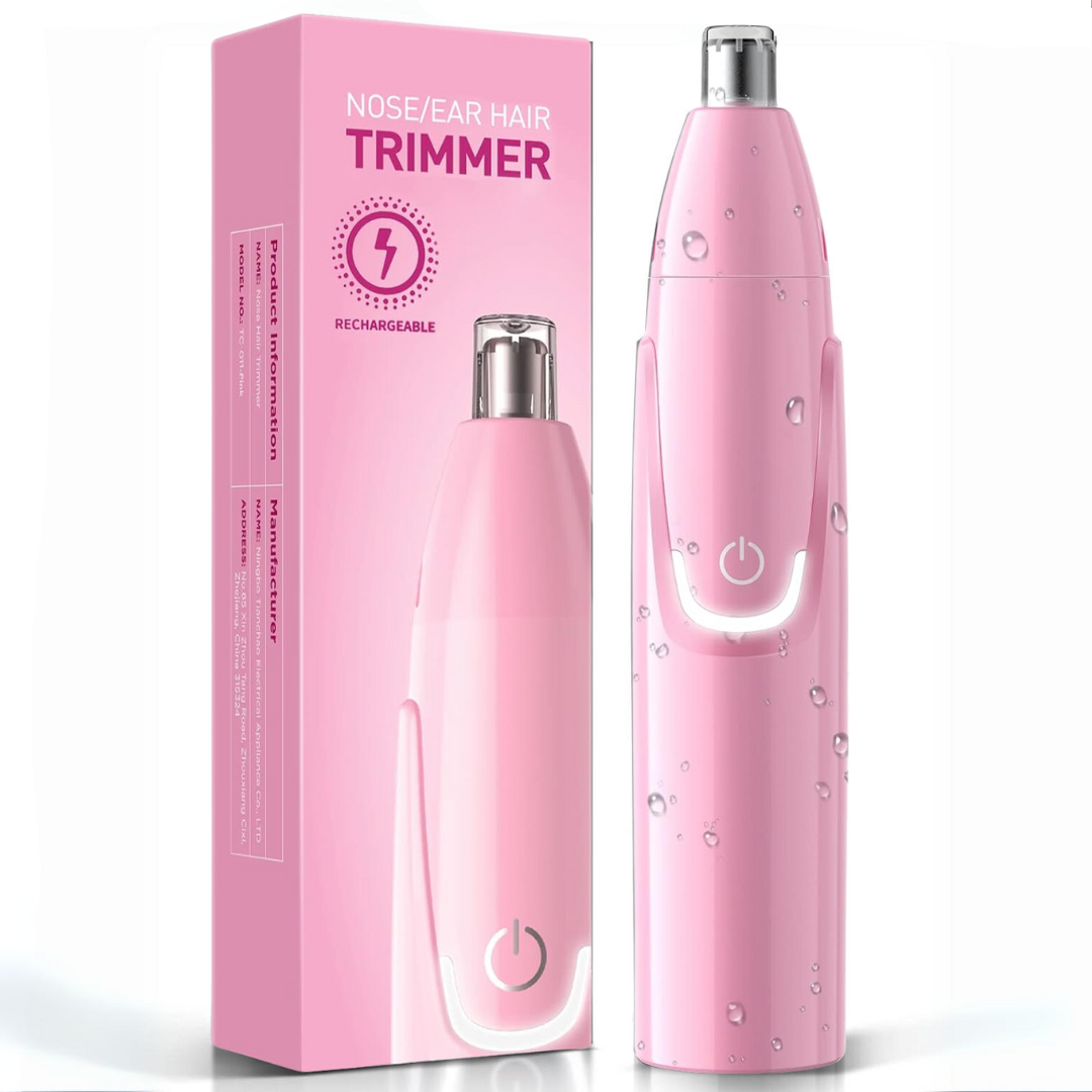 Rechargeable Nose and Ear Trimmer - Painless Grooming Treatment