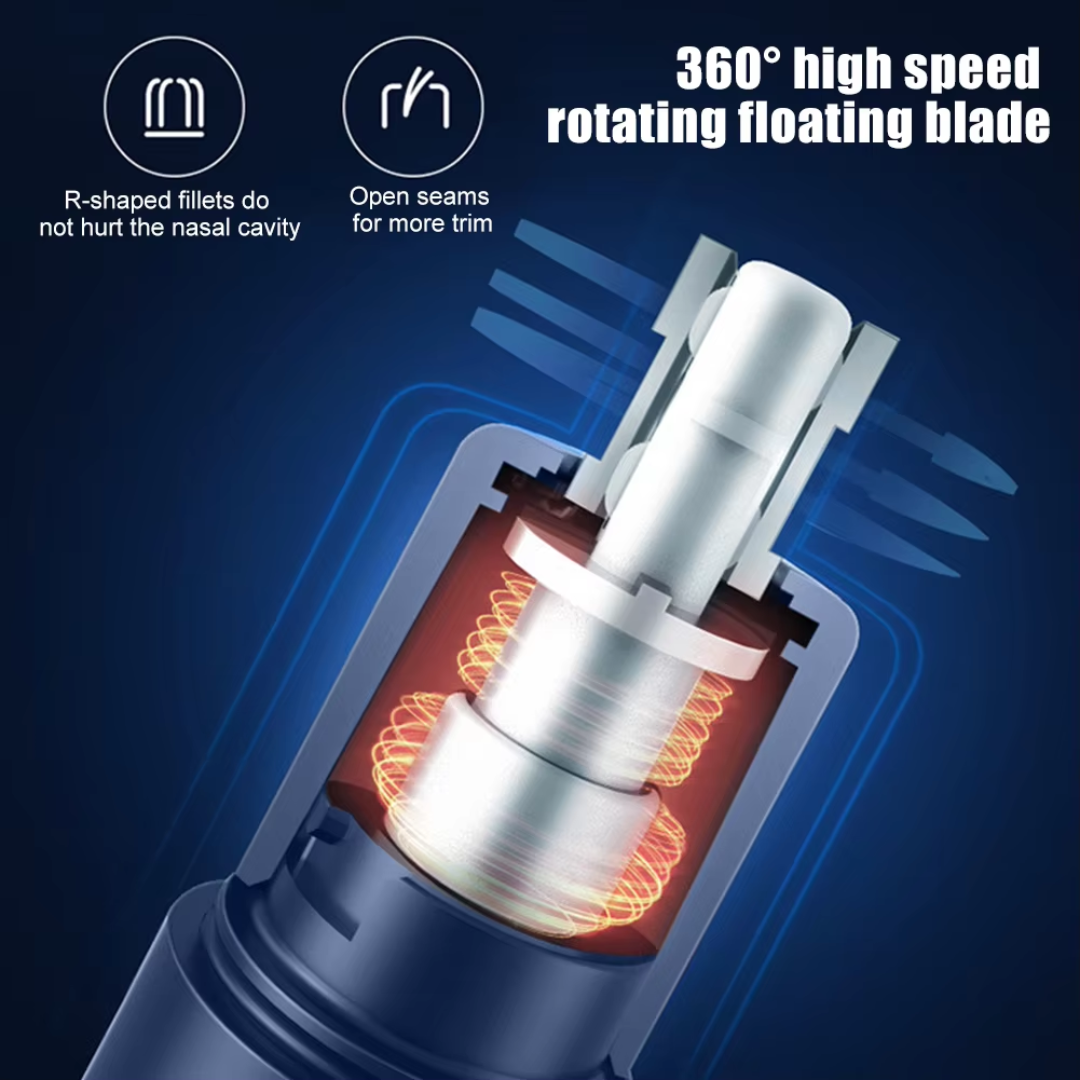 Rechargeable Nose and Ear Trimmer - Painless Grooming Treatment