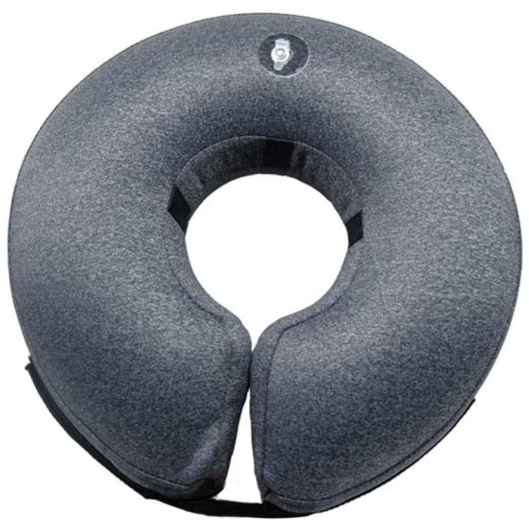 Protective Inflatable Dog Collar - Soft & Comfortable Recovery Ring