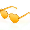 Heart-Shaped Transparent Sunglasses without Frame - Cora, Summer 2025 Edition
