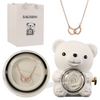 PermaBloom Gift Rose Pendant | Water-Resistant Rose with Custom Engraved Necklace