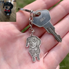 EternaPet Photo Keychain | High-Quality Stainless Steel Engraved Keepsake for Pet Lovers