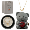 PermaBloom Gift Rose Pendant | Water-Resistant Rose with Custom Engraved Necklace