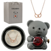 PermaBloom Gift Rose Pendant | Water-Resistant Rose with Custom Engraved Necklace