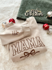 WarmHaven Festive Bow Sweater | Stylish and Comfortable Holiday Gift for Moms