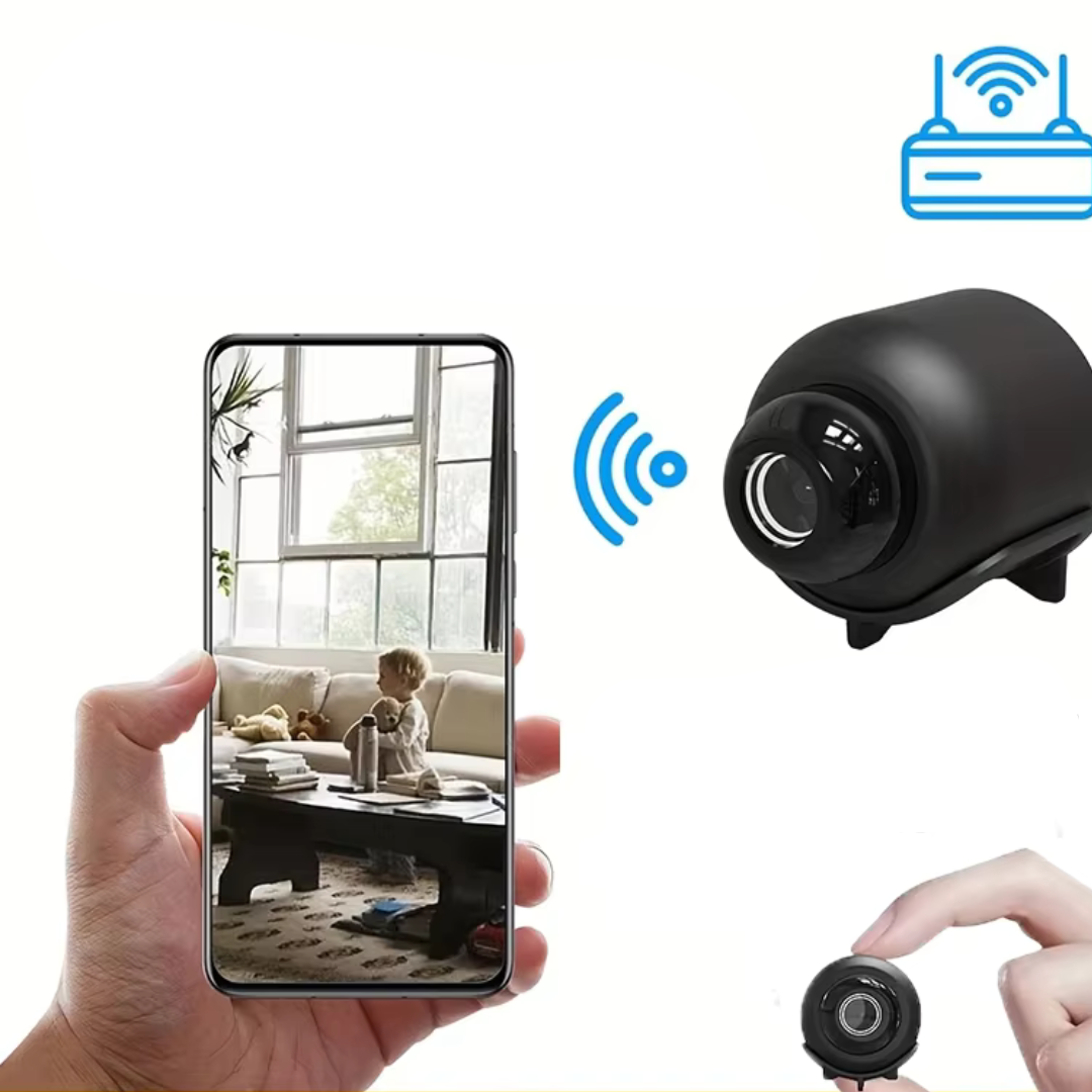 PrivaWatch MiniCam | Wireless Security Camera with Remote Access & Night Vision