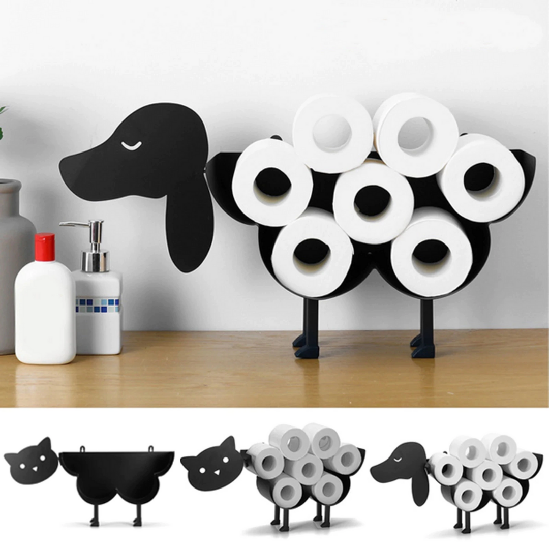 Animal Toilet Roll Holder - Fun and Practical for Your Bathroom