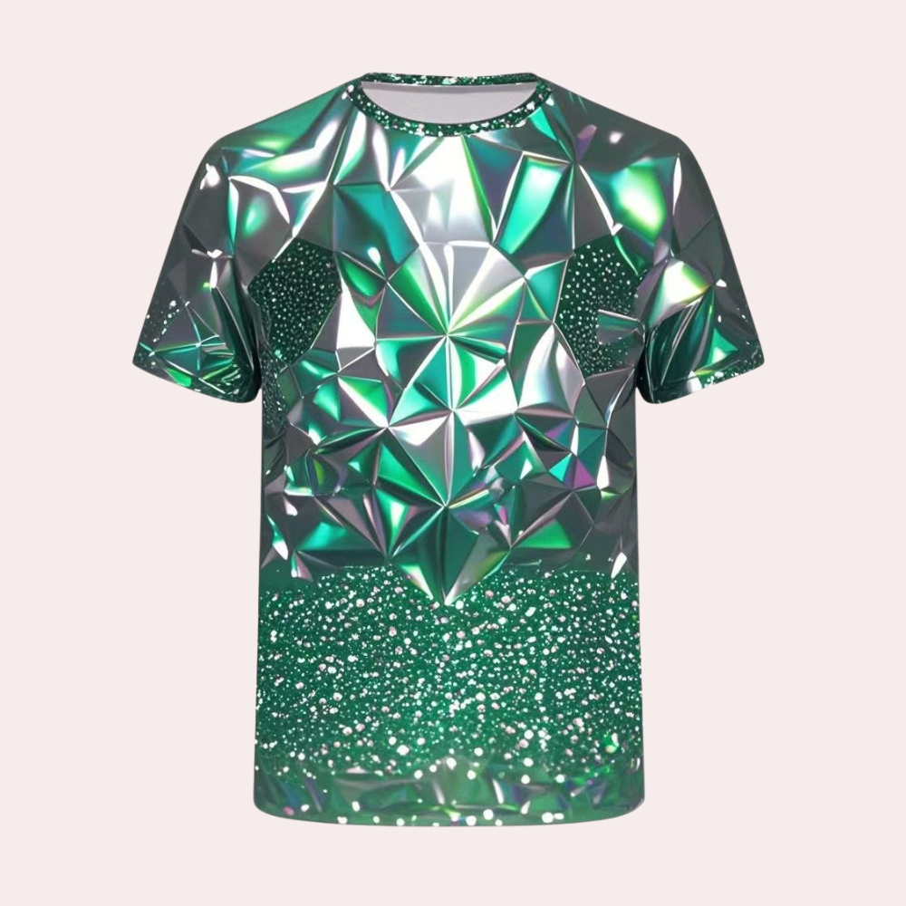 Van Leeuwen | Men's Shirt with Modern Geometric Design