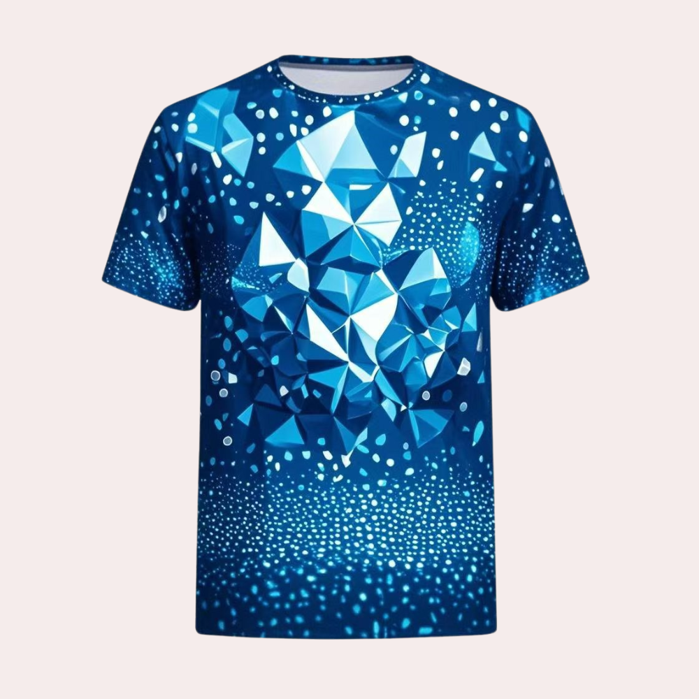 Van Leeuwen | Men's Shirt with Modern Geometric Design