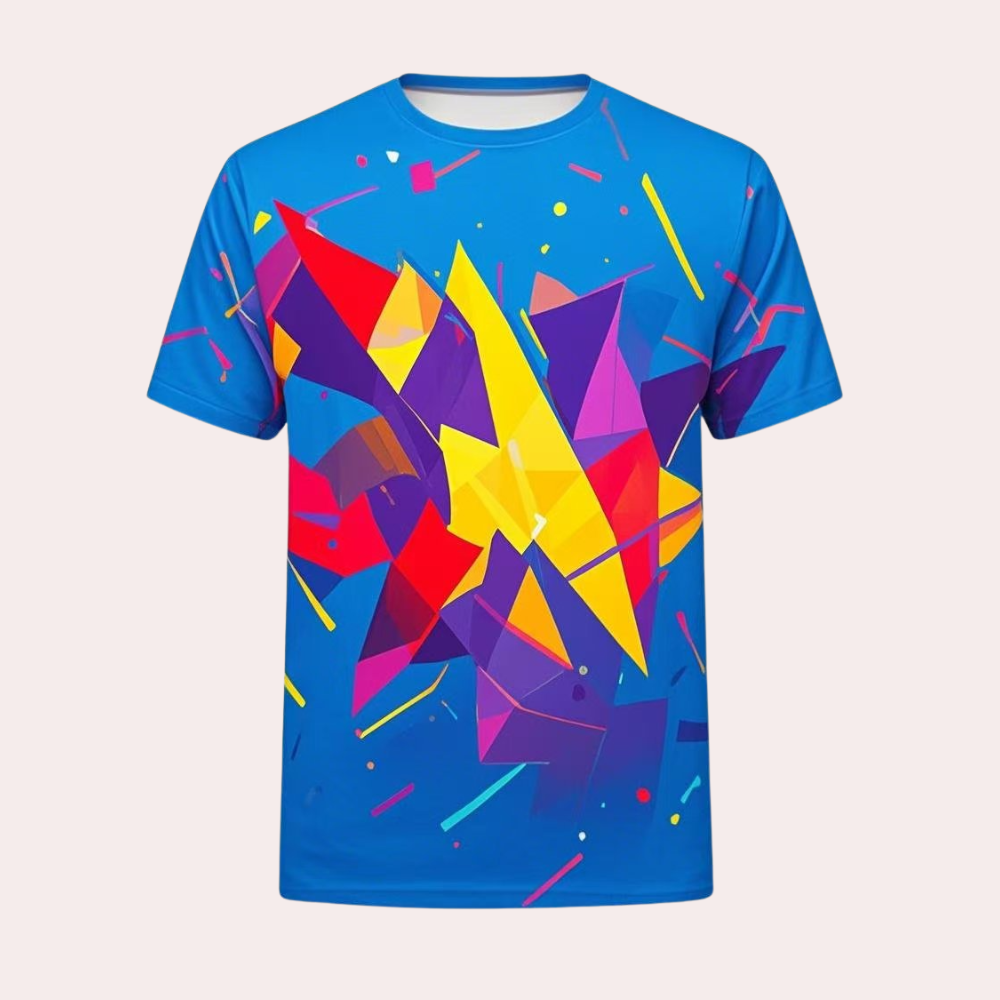 Van Leeuwen | Men's Shirt with Modern Geometric Design