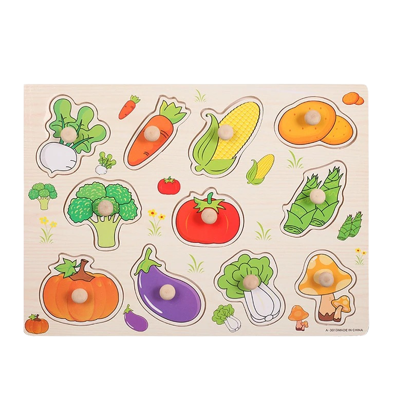 Wooden Puzzles - Educational Play Experience with Various Themes