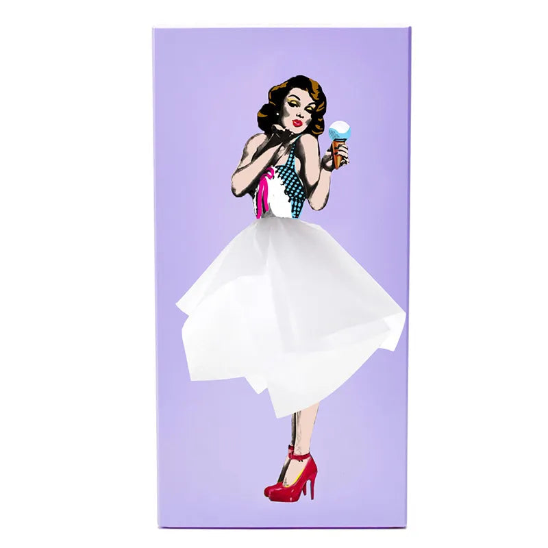 Pinova Tissue Holder | Home Décor | Playful Tissue Box in Retro Pin-Up Style