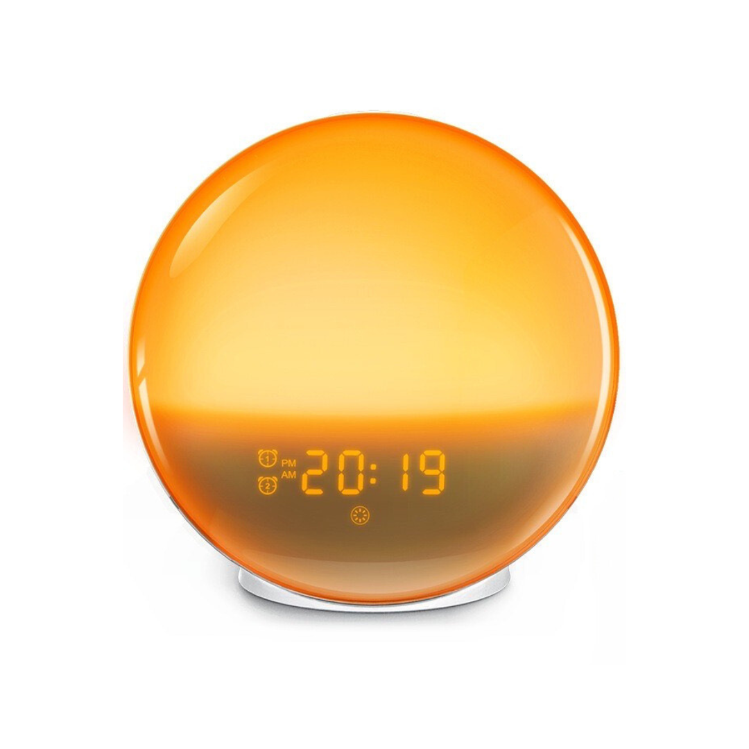 Natural Wake-Up Light Radio Alarm Clock - GlowRise