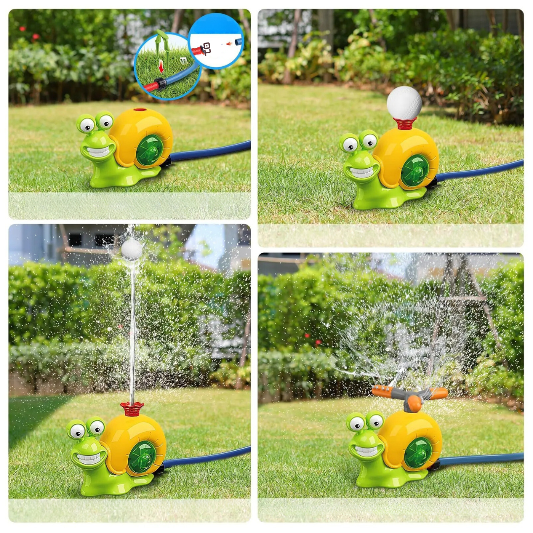 Water Fun Snail Baseball Set - Sporty Play and Splashing