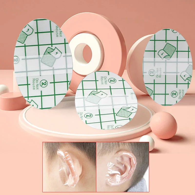Waterproof Ear Protection Pads for Babies While Bathing, Showering, and Swimming