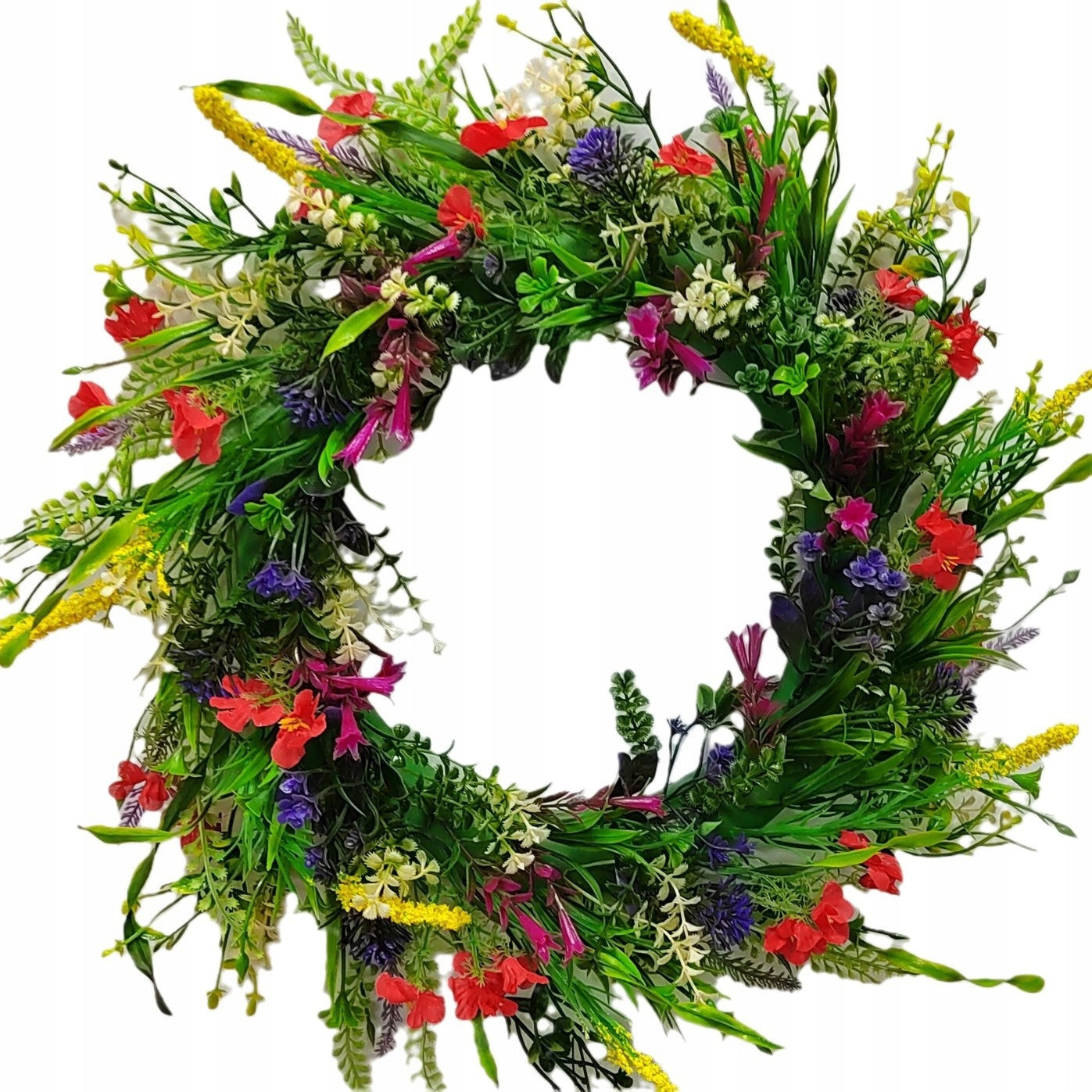 Natural Flower Wreath with Texas Wildflowers