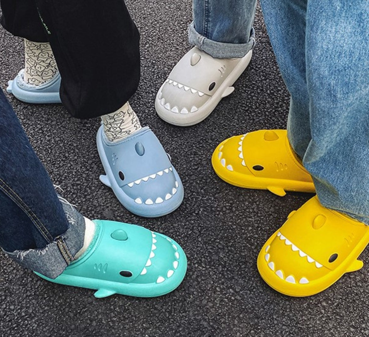 Comfortable House Slipper Sharks for the Whole Family – Marley
