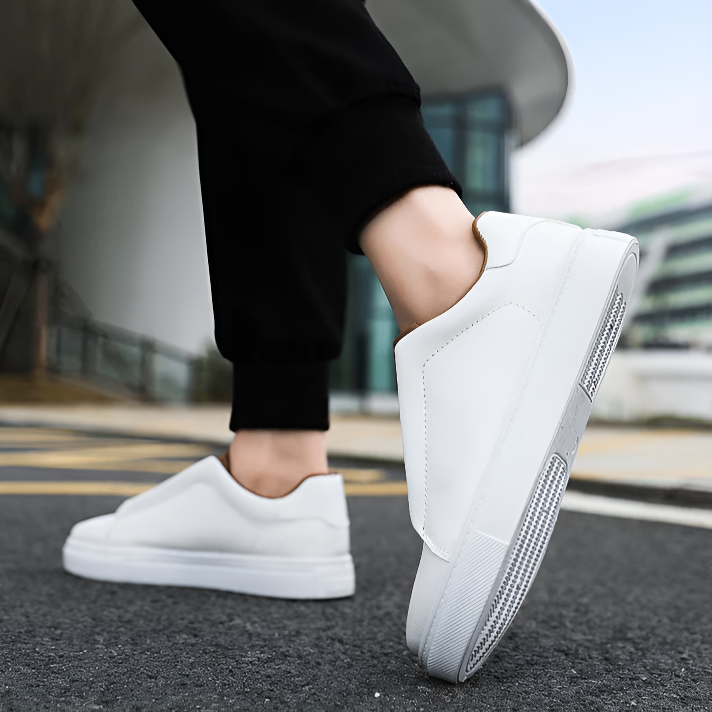 Stylish Luxury Leather Sneakers