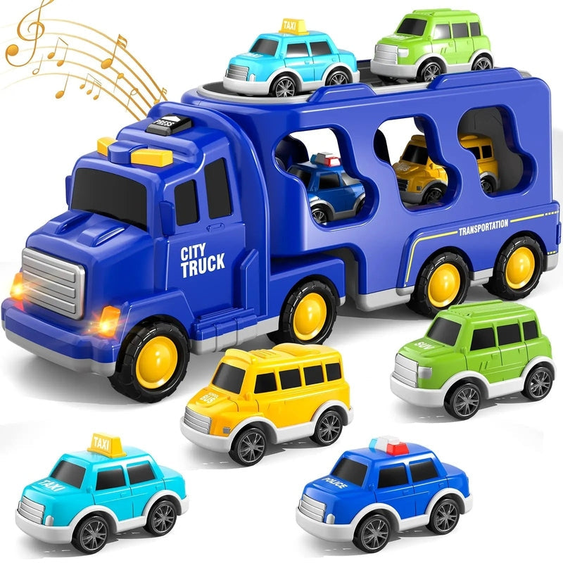 Interactive Children's Toy Truck with Light and Sound – AutoMax Leo