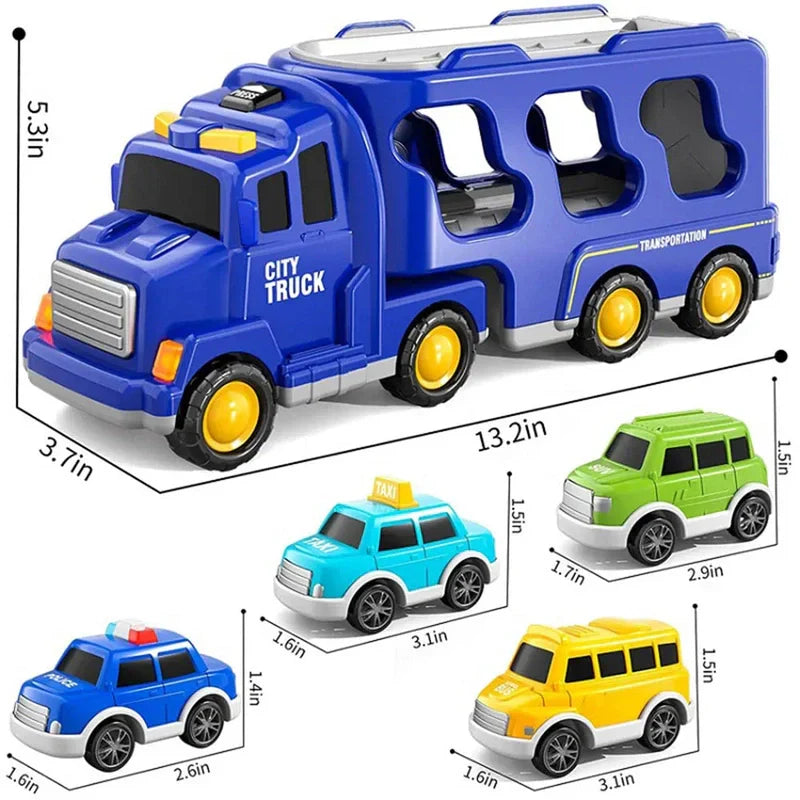 Interactive Children's Toy Truck with Light and Sound – AutoMax Leo