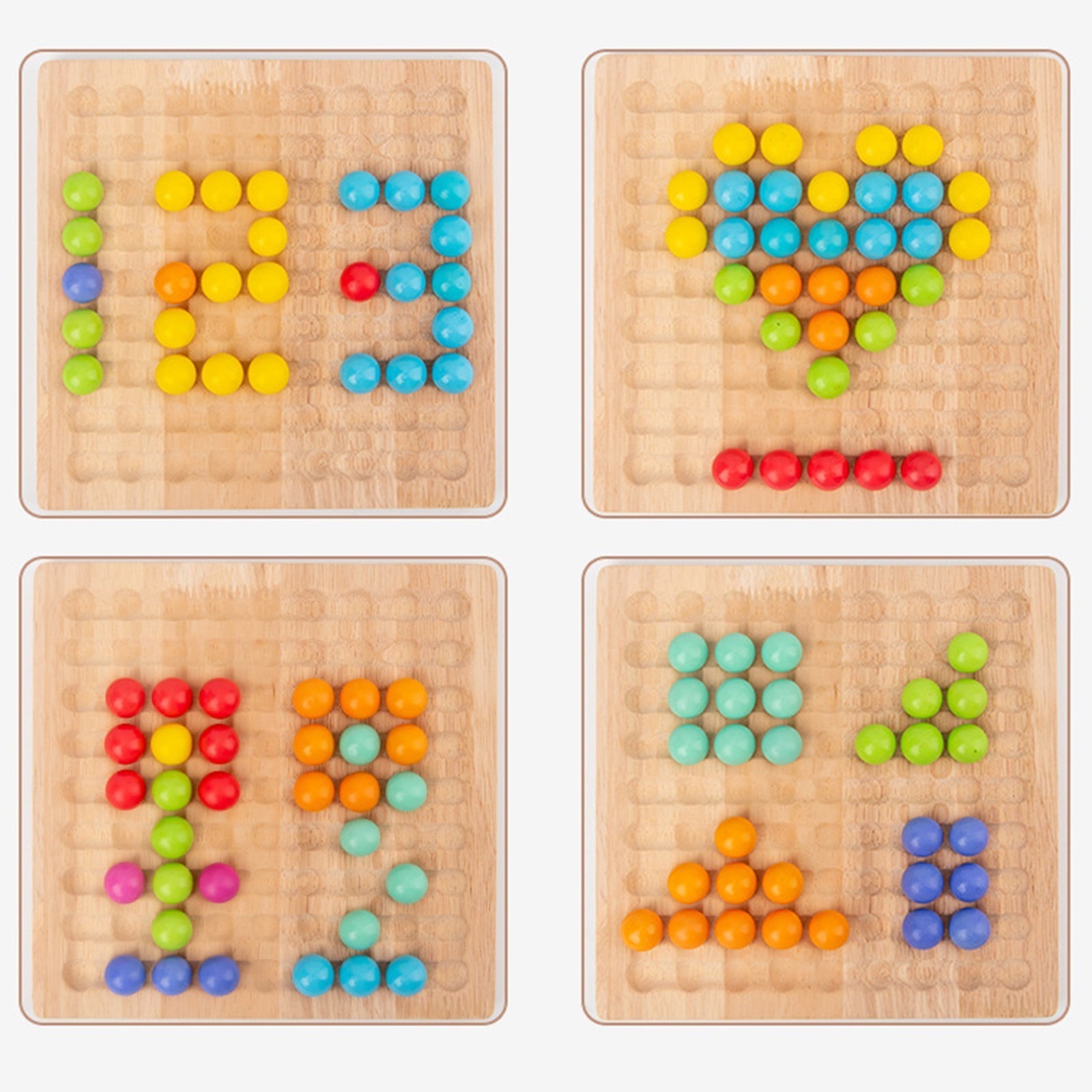 Montessori Bead Logic Game – Promotes Colour Theory & Thinking Skills
