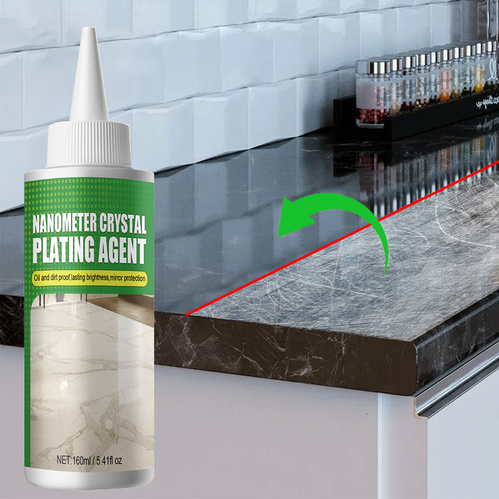 NanoShine Stone Coating – Instant High-Gloss Finish for Marble, Granite & More