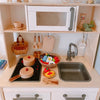 Wooden Kitchen Toy with Log Design for Role Play & Learning Fun
