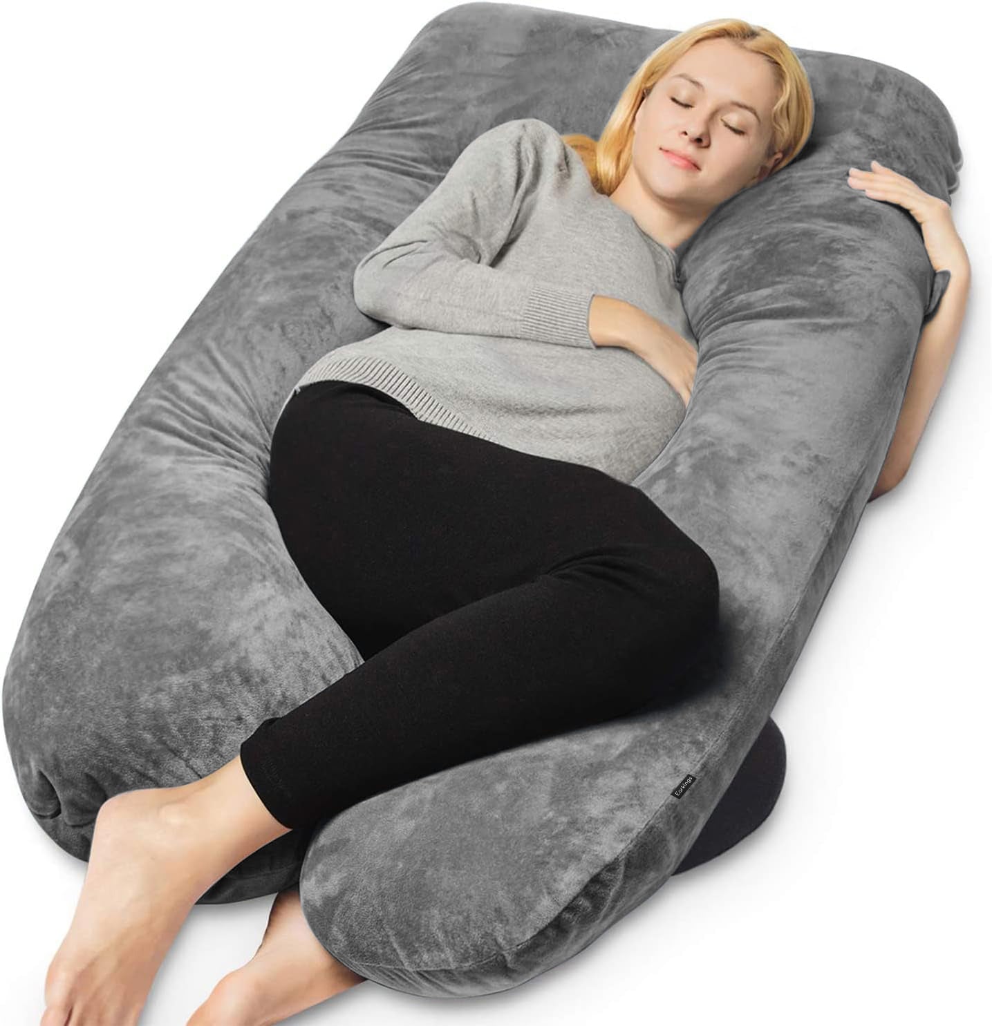 ComfortNest Maternity and Side Sleeping Pillow – Extra Support for Mum and Baby