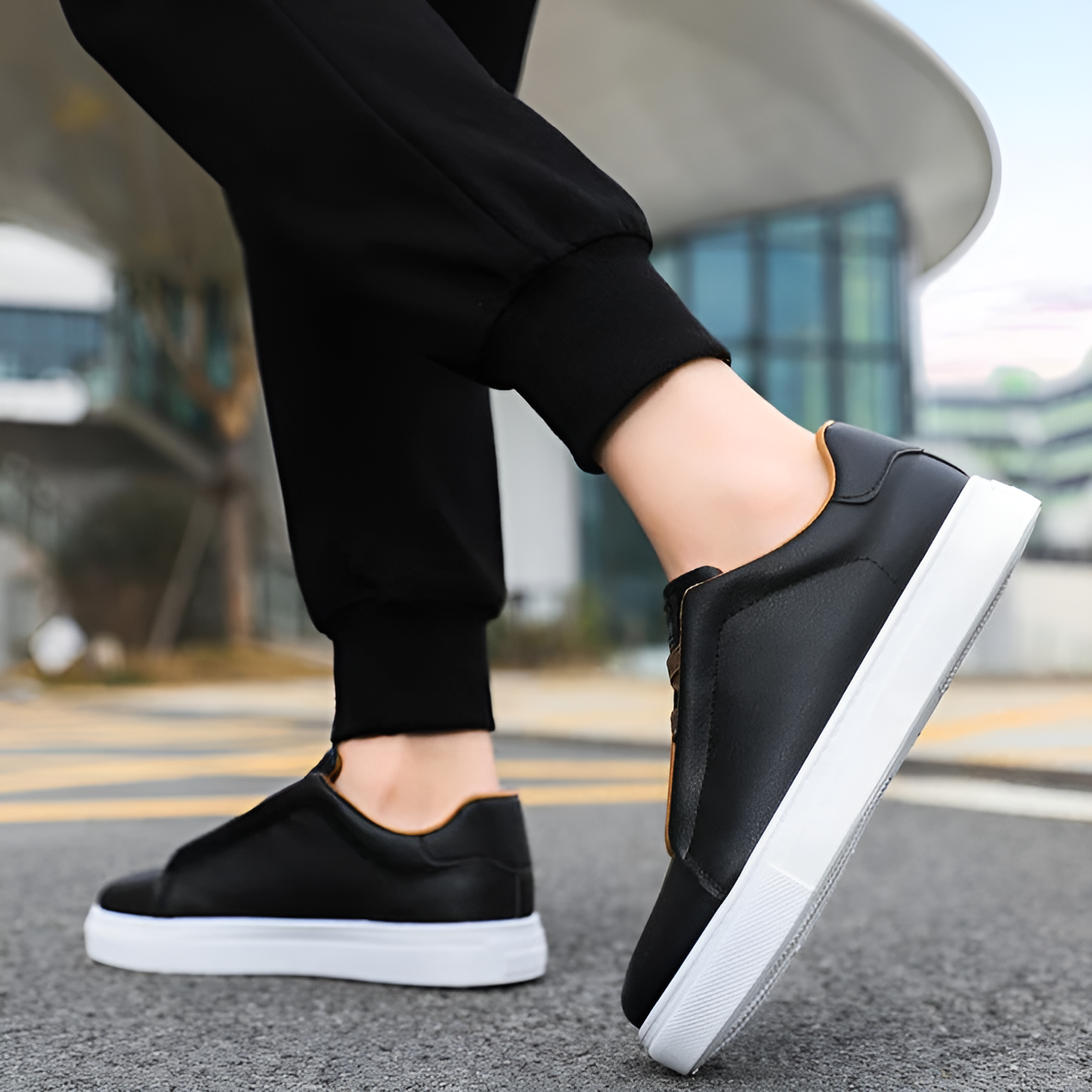 Stylish Luxury Leather Sneakers