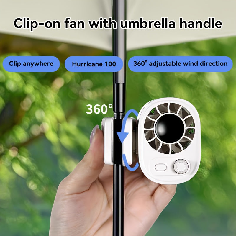 BreezeClip Mini Fan – Powerful Cooling, Anywhere and Anytime